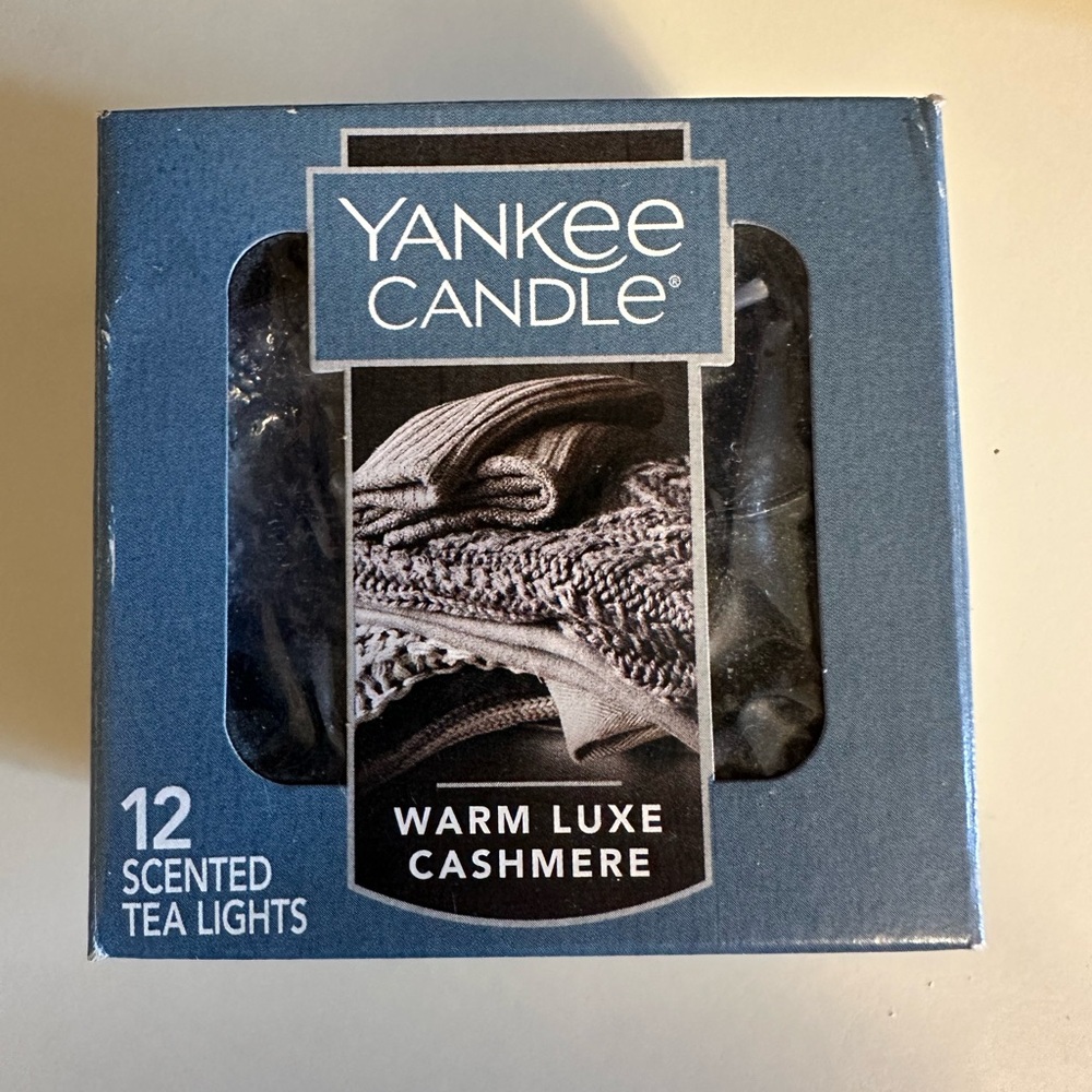 Yankee Candle Warm Luxe Cashmere Scented Tea Lights